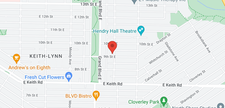 map of 909 SUTHERLAND AVENUE